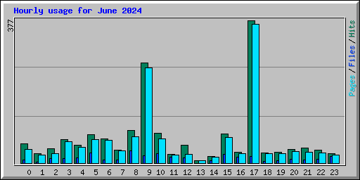 Hourly usage for June 2024